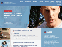 Tablet Screenshot of centerforacademicfreedom.org